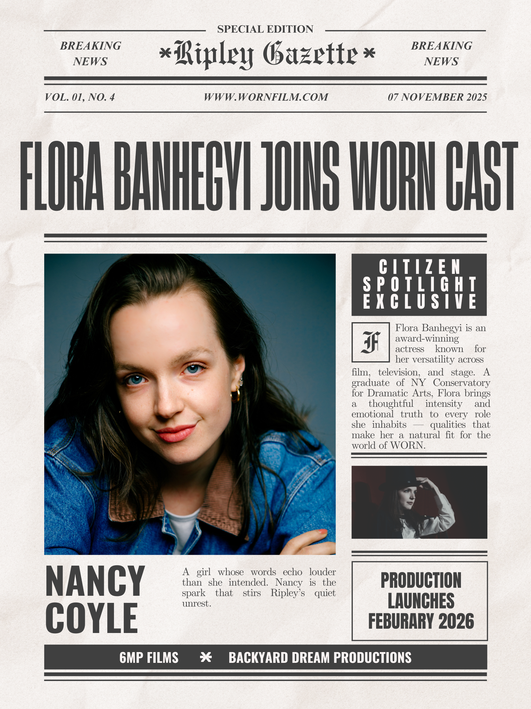 Flora Banhegyi as Nancy Coyle